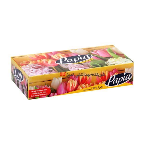 دستمال کاغذی ۲۰۰ برگ پاپیا Papia - Image 2