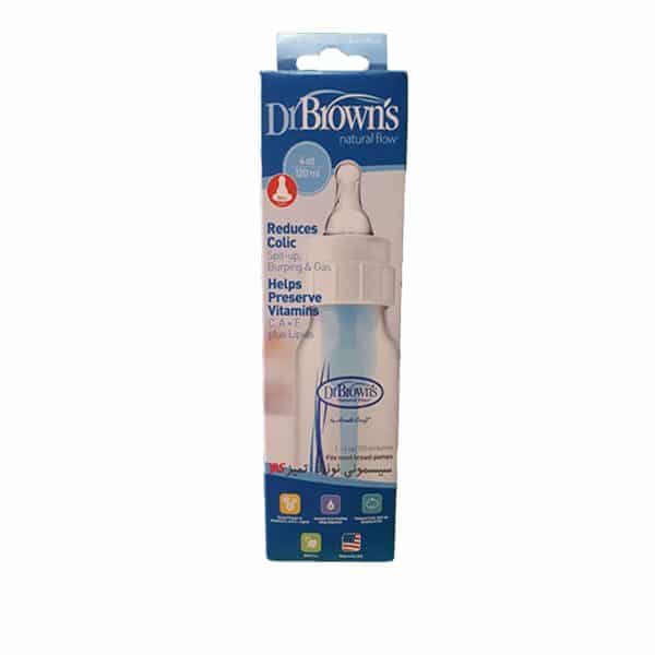 شیشه شیر طلق ۱۲۰ میل دکتر براون DrBrowns - Image 2