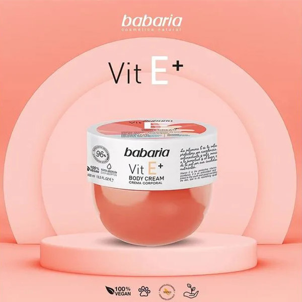 کرم بدن حاوی ویتامین E باباریا